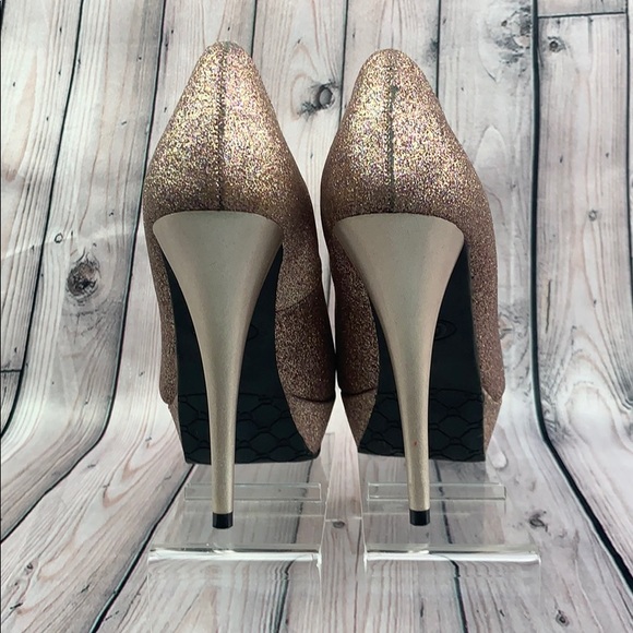 Candies 7.5M  glitter platform high heels - Picture 4 of 5